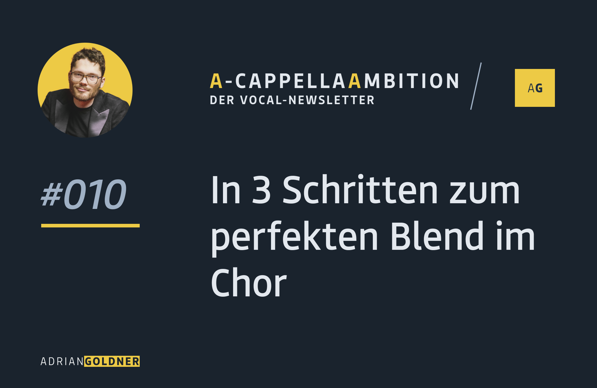 In 3 Schritten zum perfekten Blend im Chor
