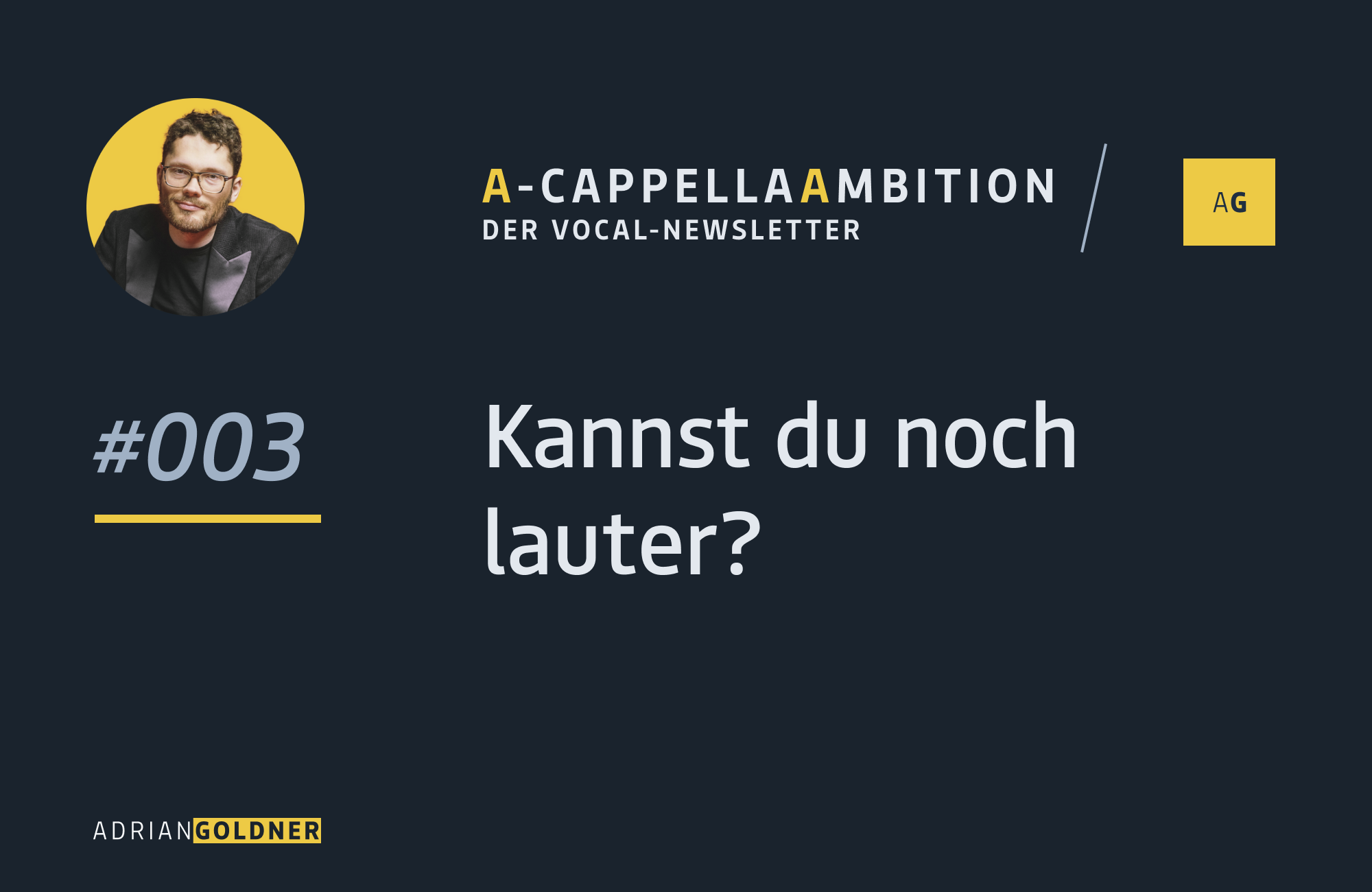 Kannst du noch lauter?