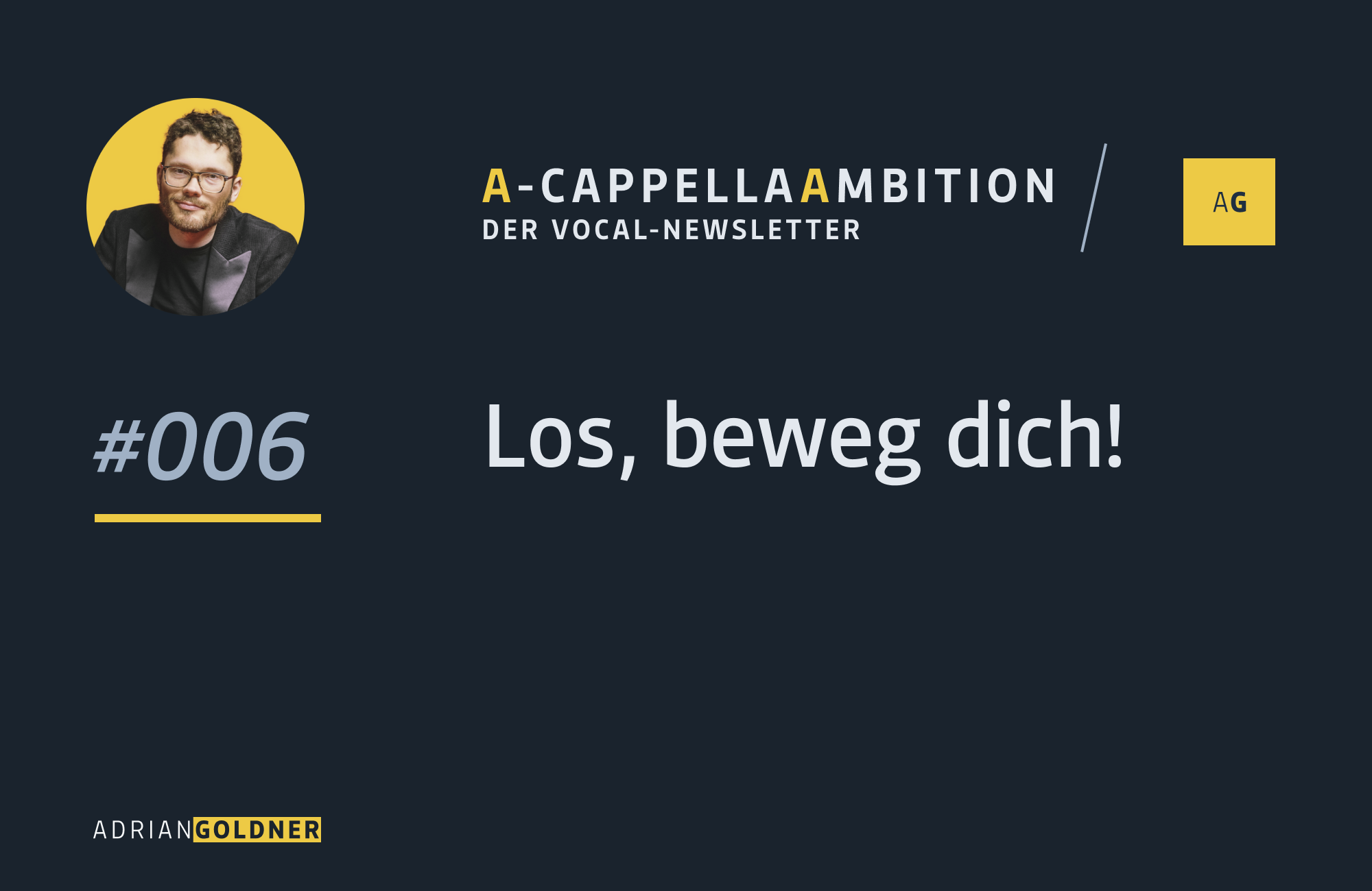 Los, beweg' dich!