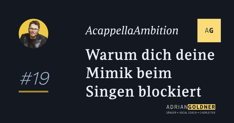 Warum dich dein Lächeln beim Singen blockiert