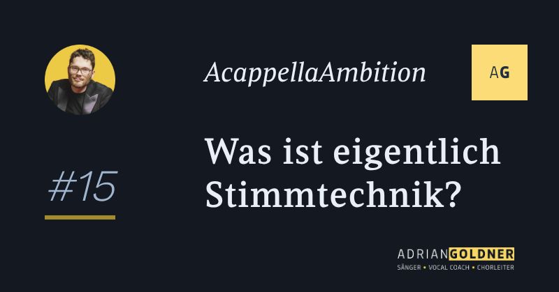 Was ist eigentlich Stimmtechnik?