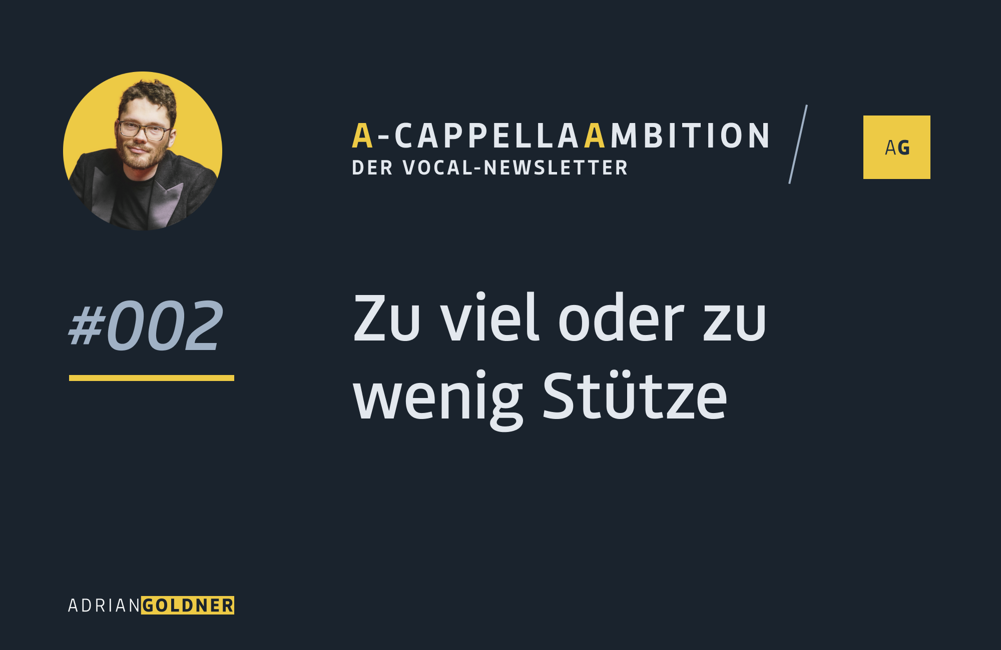 Zu viel oder zu wenig Stütze